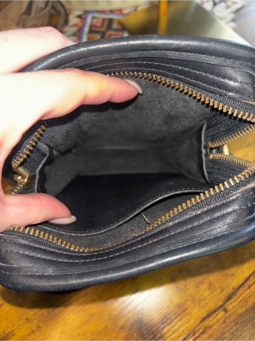 Vintage Coach 9973 Black Leather Camera Crossbody Bag - Picture 5 of 9